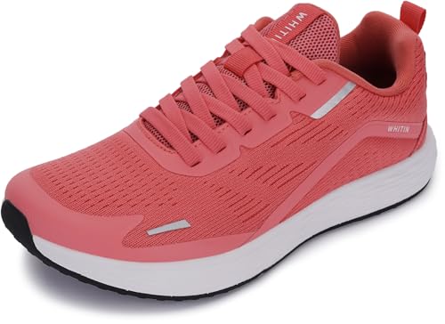 WHITIN Women’s Wide Toe Box Running Shoes Zero Drop Width Sneaker Pink 10