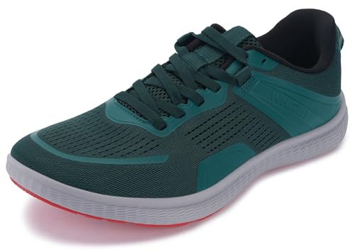 WHITIN Men's Width Running Shoes 11 Zero Drop Daily Runs Blackish Green