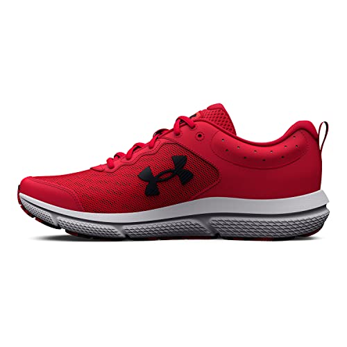 Under Armour Men's Charged Assert 10 Shoes, (600) Red/Red/Black, 10.5