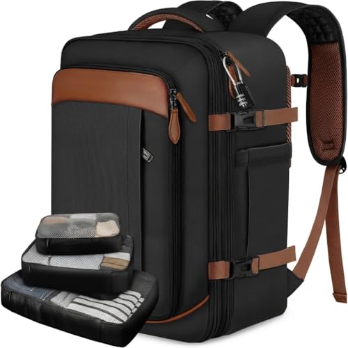 Vancropak 40L Travel Backpack for Men, Flight Approved Carry on Backpack