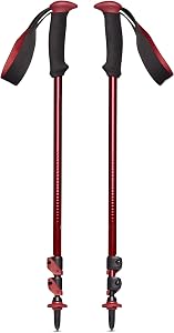 BLACK DIAMOND Trail Back Trekking Poles (Pair) | Durable Aluminum | FlickLock Adjustability | Comfortable Grips for Hiking & Backpacking