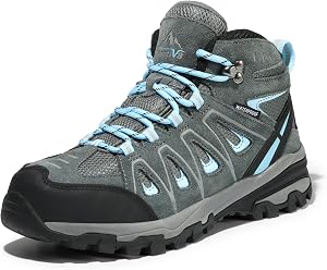 NORTIV 8 Women's Waterproof Hiking Boots Outdoor Trekking Camping Trail Hiking Boot Seeker