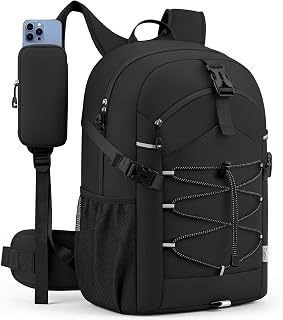 Hiking Travel Backpack for Men Women 25L - Small Lightweight Waterproof Outdoor Camping Backpack/Day Pack, Hiking Daypack with Hydration System for Hiking, Travel, Sports, Running, Biking